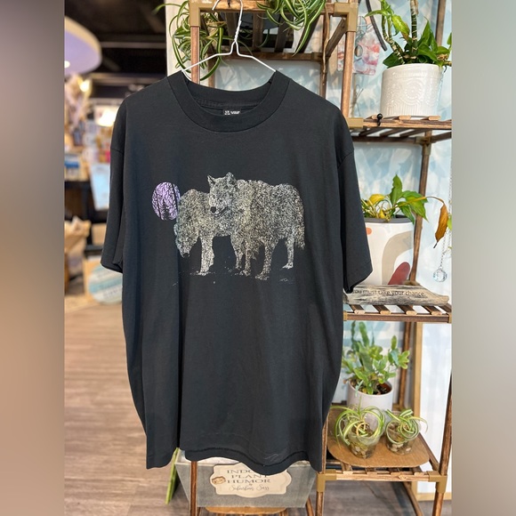 XL wolves 90s tee - Picture 4 of 5